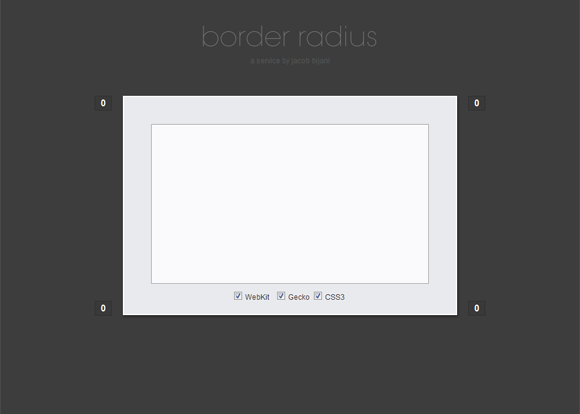 CSS Border Radius Generator